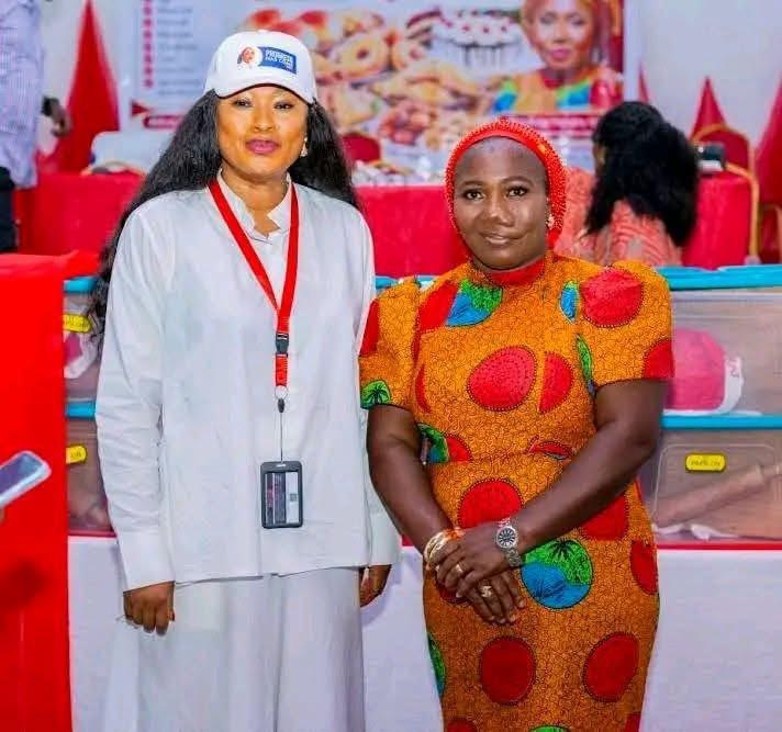 Progress with Mrs Kate Hensley, President of Oron Union Women’s Wing International.